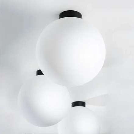 812037 Люстра GLOBO 1х40W E14 ЧЕРНЫЙ/БЕЛЫЙ