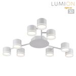8235/9C COMFI LN25 белый металл Люстра потолочная LED GX53 9*10W 220V GARETA