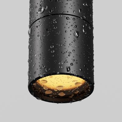 Уличный трековый подвесной светильник Focus Elasity IP 3000К 8Вт 38° черный, O-TR01-1-P-8WB3K. TM Maytoni