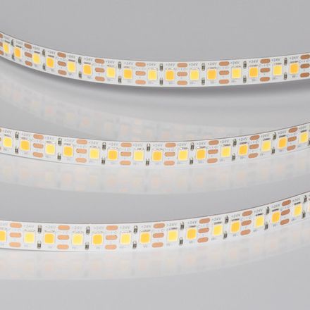 Лента UL-A168-8mm 24V White-MIX-CX2 (18 W/m, IP20, 5m) (Arlight, резка 2 светодиода)