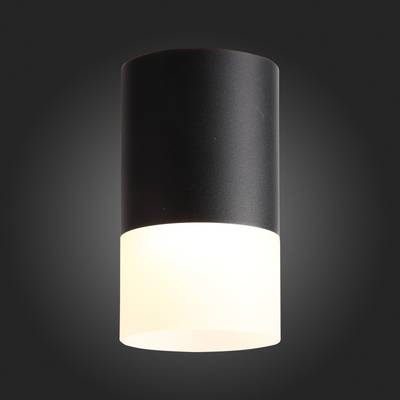ST100.402.05 Светильник потолочный Черный LED 1*5W 3000K 390Lm Ra&gt;80 120° D64xH110 170-240VV