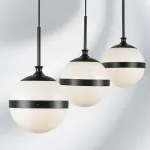 813117 Подвес GLOBO 1х40W E14 black/white Lightstar