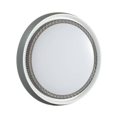7644/EL PALE SN 136 Светильник пластик/белый/серый LED 70Вт 3000-6000К D520 IP43 пульт ДУ RAHIG