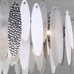 Умная подвесная люстра с фактурным стеклом 324/10