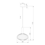 Подвесной светильник 50183/1 прозрачный, E27х1