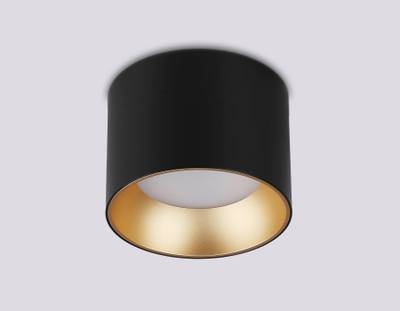 Светильник накладной точечный TN52887 SBK/SGD черный песок/золото песок GX53 max 12W D97*70