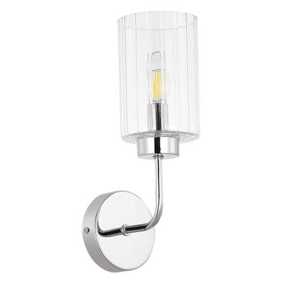 SLE1127-101-01 Бра Хром/Прозрачный E14 1*40W