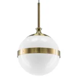 813111 Подвес GLOBO 1х40W E14 electroplating bronze/white Lightstar