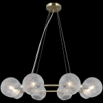 IL0728-8PSQ-24 AB ARIES светильник потолочный ILLUMICO, E14х8