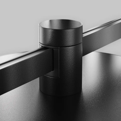 Трековый светильник Плато / Plato Flarity 4000K 10Вт 120°, TR153-1-10W4K-B. TM Maytoni