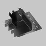 Коннектор угловой Radity встраиваемый черный, TRA084CL-12B. TM Maytoni