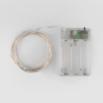 Гирлянда нить "Роса" белый на батарейках 3м IP20 400-006 белый 3м IP20