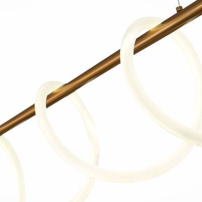 SL6102.303.45 Светильник подвесной ST-Luce Латунь/Белый LED 1*45W 4000K