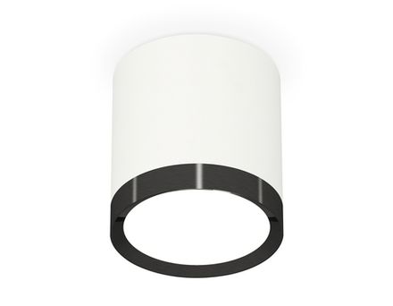 Комплект накладного светильника XS8141002 SWH/PBK белый песок/черный полированный GX53 (C8141, N8113)