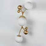 815533 Бра CROCO 3х5W (led) G9 ЗОЛОТО/БЕЛЫЙ Lightstar