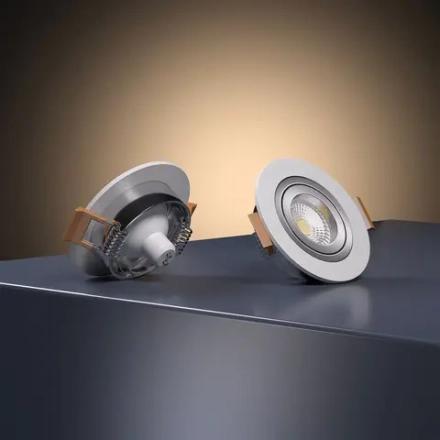 Алюминиевый точечный светильник 1061/1 MR16 WH белый
