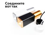 Крепеж подвесной для корпуса светильника с диаметром отверстия D70mm A2311 SBK черный песок D70*H1000mm