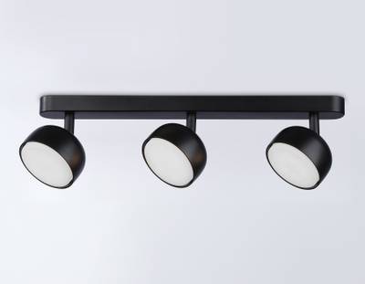 Светильник накладной TN71018/3 BK черный GX53/3 max 12W 400*80*90