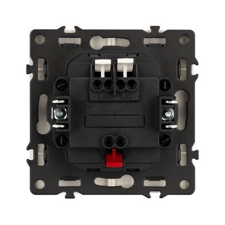 Механизм выключателя двухклавишный непроходной LED SWT-NOBE-MK02-SFPL-L-WH (230V, 10A) (Arlight, -)