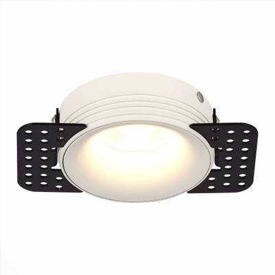 ST218.558.01 Св-к встр. Белый GU10 1*50W  IP20 D85xH30 165-265V Без ламп