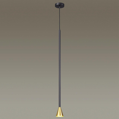 3884/1GB HIGHTECH ODL20 349 черно-золотистый/металл Подвесной светильник LED GU10 7W 220V PIPA