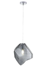 Светильник подвесной Crystal Lux NUESTRO SP1 CHROME/SMOKE 3425/201