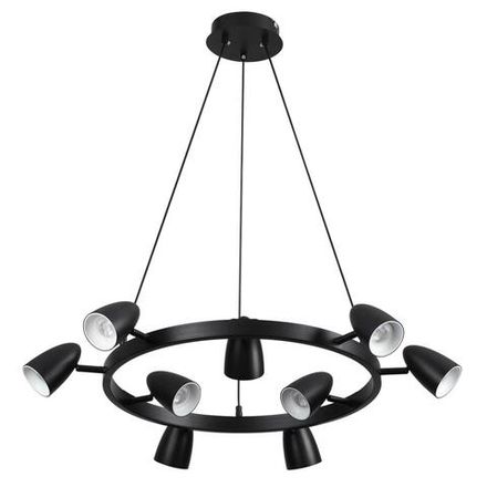 8237/9 COMFI LN25 черный, металл Светильник подвесной GU10 9*35W 220V ILMINA