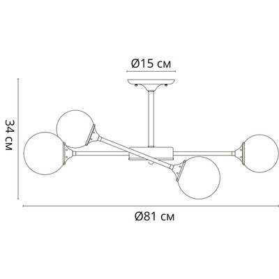 Потолочная люстра Arte Lamp MARCO A2703PL-6SG, 6хE14