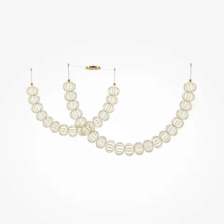 Подвесной светильник Золотая клетка / Golden Cage 3000К 107Вт, MOD216PL-L55G3K. TM Maytoni