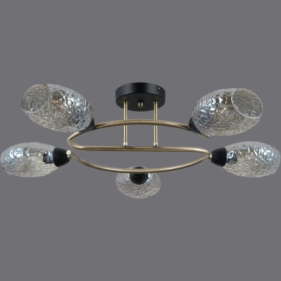 IL0300-5CSQ-79 BK AB светильник потолочный ILLUMICO, E14х5
