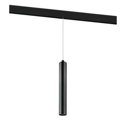 239347 Светильник подвесной 48V для трека UNO LED 7W 500LM 24G ЧЕРНЫЙ МАТОВЫЙ ANTIGLARE 4000K
