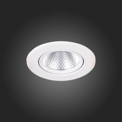 ST211.538.08.36 Св-к встр. Белый LED 1*8W 3000K 640Lm Ra80 36° IP20 D86xH50 220-240V