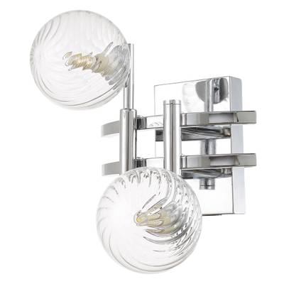 Бра Crystal Lux LUXURY AP2 CHROME 2271/402