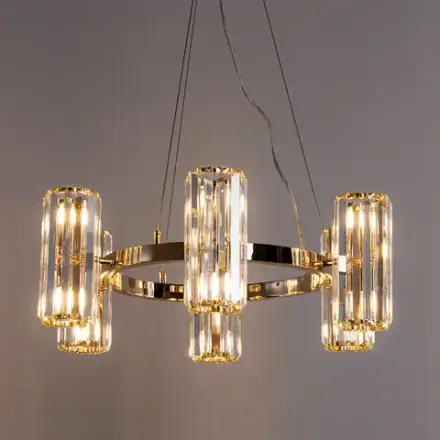 Подвесная люстра Arte Lamp SANTORINI A1049SP-12GO, 12хG9