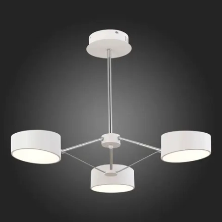 SLE6005-502-03 Светильник потолочный Белый, Хром/Белый LED 3*10W