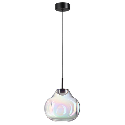 5097/4LB PENDANT ODL25 363 черный/бензиновый/металл/стекло Подвес LED 4W 4000K 388Лм VASO