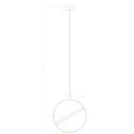 Подвесной светильник Arte Lamp DOLORES A2565SP-1PB, 1хLED