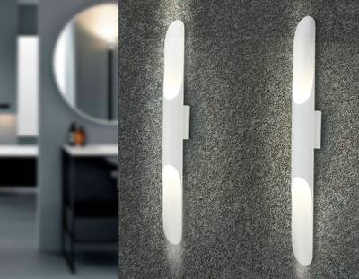 Настенный светильник FW236/2 SWH белый песок G9/2 max 40W 600*60*80 (лампы LED G9 7W 4200K в комплекте)