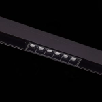 ST361.446.06 Магнитный трековый светильник Черный LED 1*6W 4000K 532Lm Ra>80 36° IP20 L115xW22xH44 48V