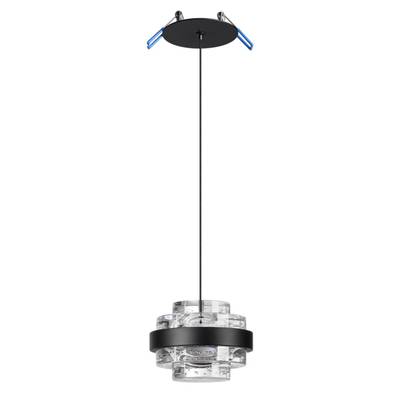 5031/6L L-VISION ODL24 391 чёрный/металл/акрил Подвес LED 6W 4000K 432лм KLOT