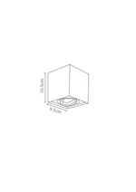 Точечный накладной светильник Arte Lamp FACTOR A5544PL-1WH, 1хGU10