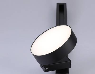 Светильник светодиодный трековый GL6839 BK черный LED 15W 3000K D115*80