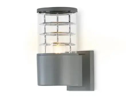 Светильник уличный настенный архитектурный ST2521 GR/CL серый/прозрачный IP54 E27 max 11W 200*110*155
