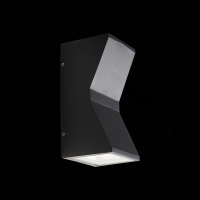 SL088.431.02 Светильник уличный настенный ST-Luce Черный кварцевый LED 2*7W 4000K