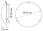 Потолочный светильник Arte Lamp PLAIN A3720PL-1CC, 1хE27