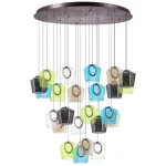 796349 Люстра CARAMELLO LED 24х6W 2600LM КОФЕЙНЫЙ/МУЛЬТИКОЛОР 3000K Lightstar