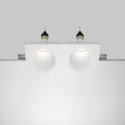 Встраиваемый светильник Gyps Modern GU10х2, DL002-WW-02-W. TM Maytoni