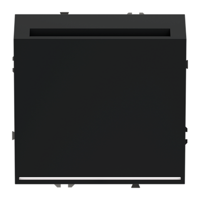 VLS010708 Выключатель встраиваемый VOLTUM S70 карточный 16А, (черный матовый). (ТМ Maytoni)