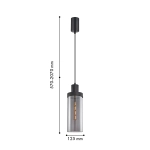 Подвес Hatt 4364-1P, 1*E27*40W. ТМ F-Promo