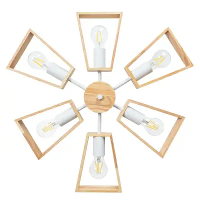 Потолочная люстра Arte Lamp BRUSSELS A8030PL-6WH, 6хE27